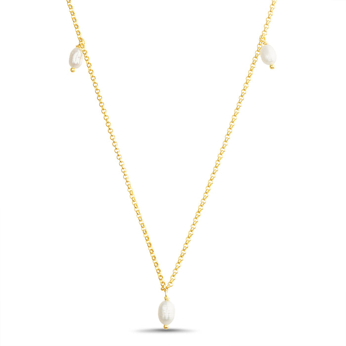 Rae Dunn PEARLS OF FRIENDSHIP Necklace in Gold