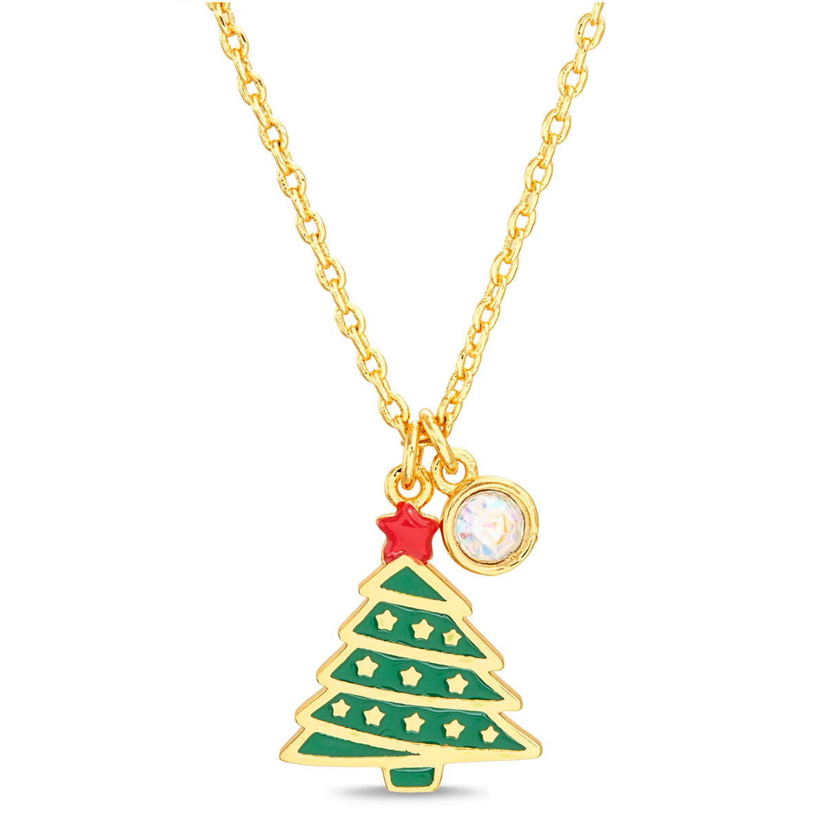 Christmas Tree Necklace with 2 Rings, 3pcs - Toys To Love
